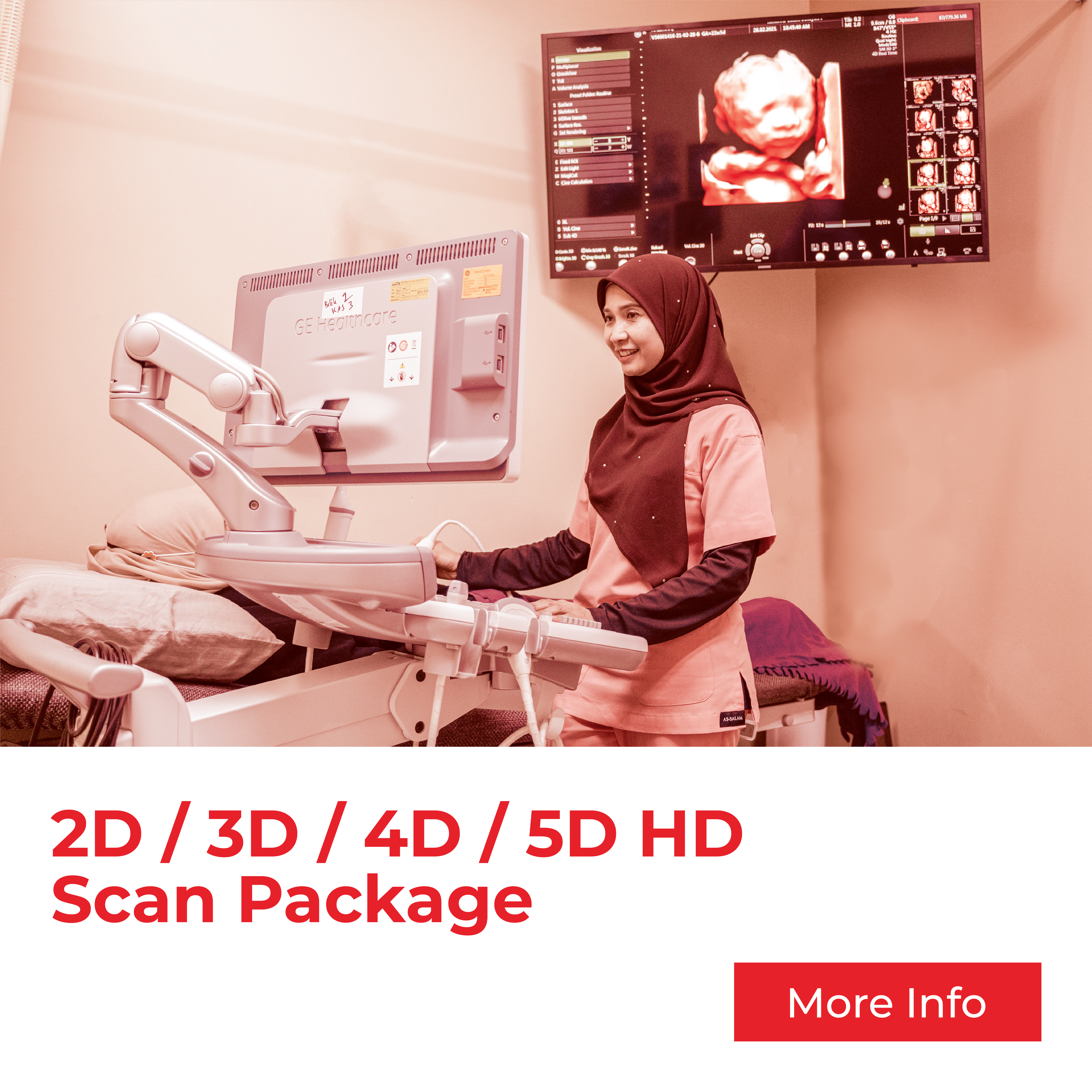 Clinic Ultrasound Scan Package & services in Malaysia - 2D/3D/4D/5D scan by Klinik As Salam