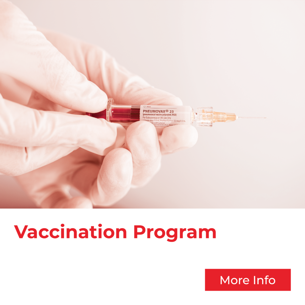 Suntikan Vaksin untuk vaksin haji & umrah, vaksin hepatitis B, vaksin typhoid, vaksin influenza, vaksin pneumococcal, vaksin hexaxim, vaksin demam kuning, vaksin covid 19 dan lain lain.