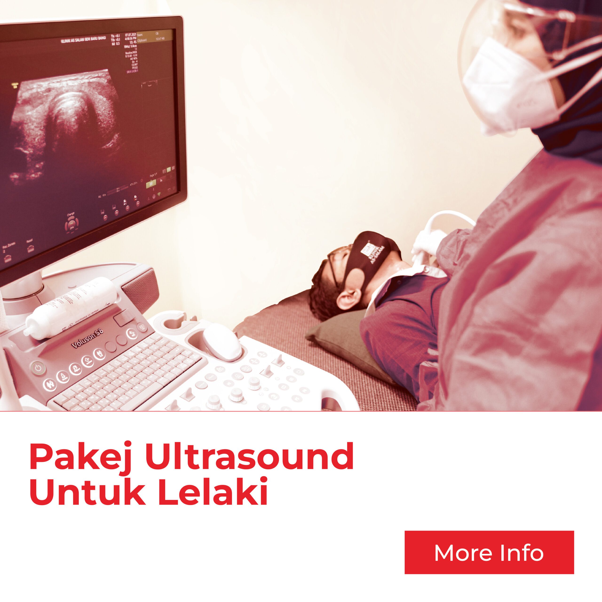 Pakej Ultrasound Lelaki daripada klinik salam untuk check sistem pembiakan lelaki & menjaga kesihatan
