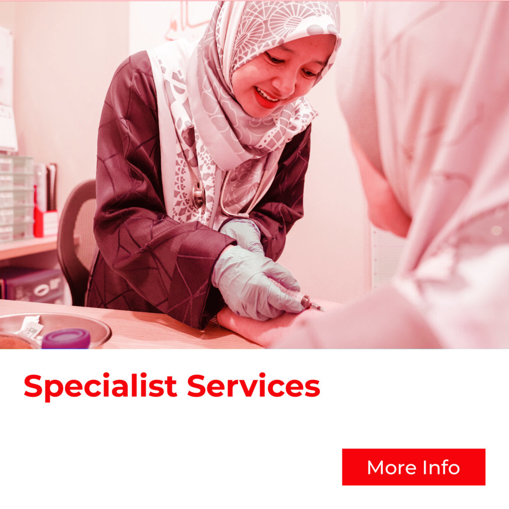 Specialists Clinic by Klinik As Salam with Various of specialist services.