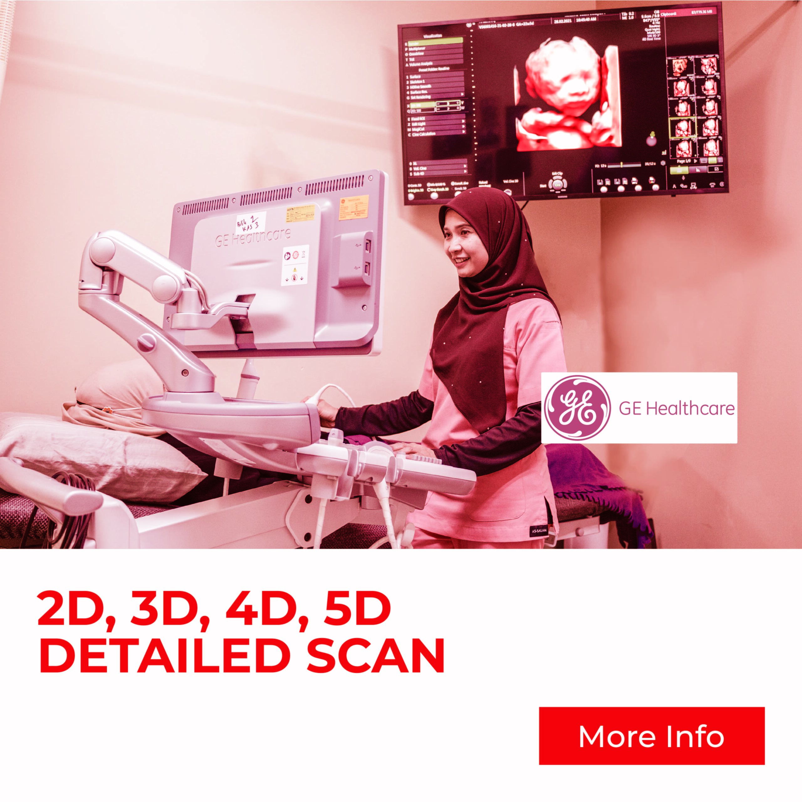 Detailed Ultrasound Scan Package & services in Malaysia - 2D/3D/4D/5D scan by Klinik As Salam